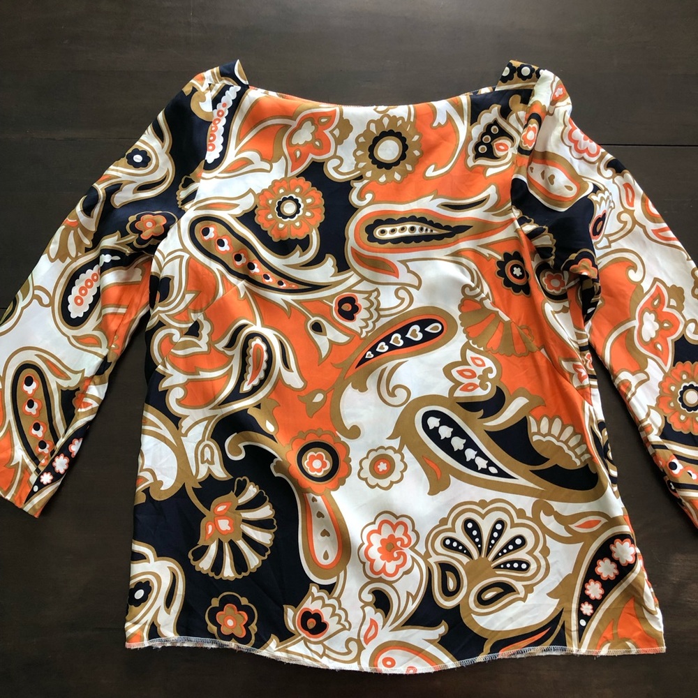 J. Crew 100% Silk Top